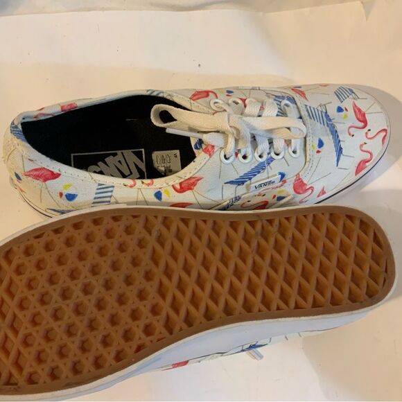 Vans Pink Flamingos Beach Chair Retro Pool Summer Vibes Shoes MENS 6.5/ women 8 - Picture 8 of 13